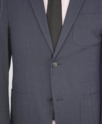 $1,095 Z ZEGNA - *SEERSUCKER* Navy Blue Light Stretch Performance Blazer - 38R