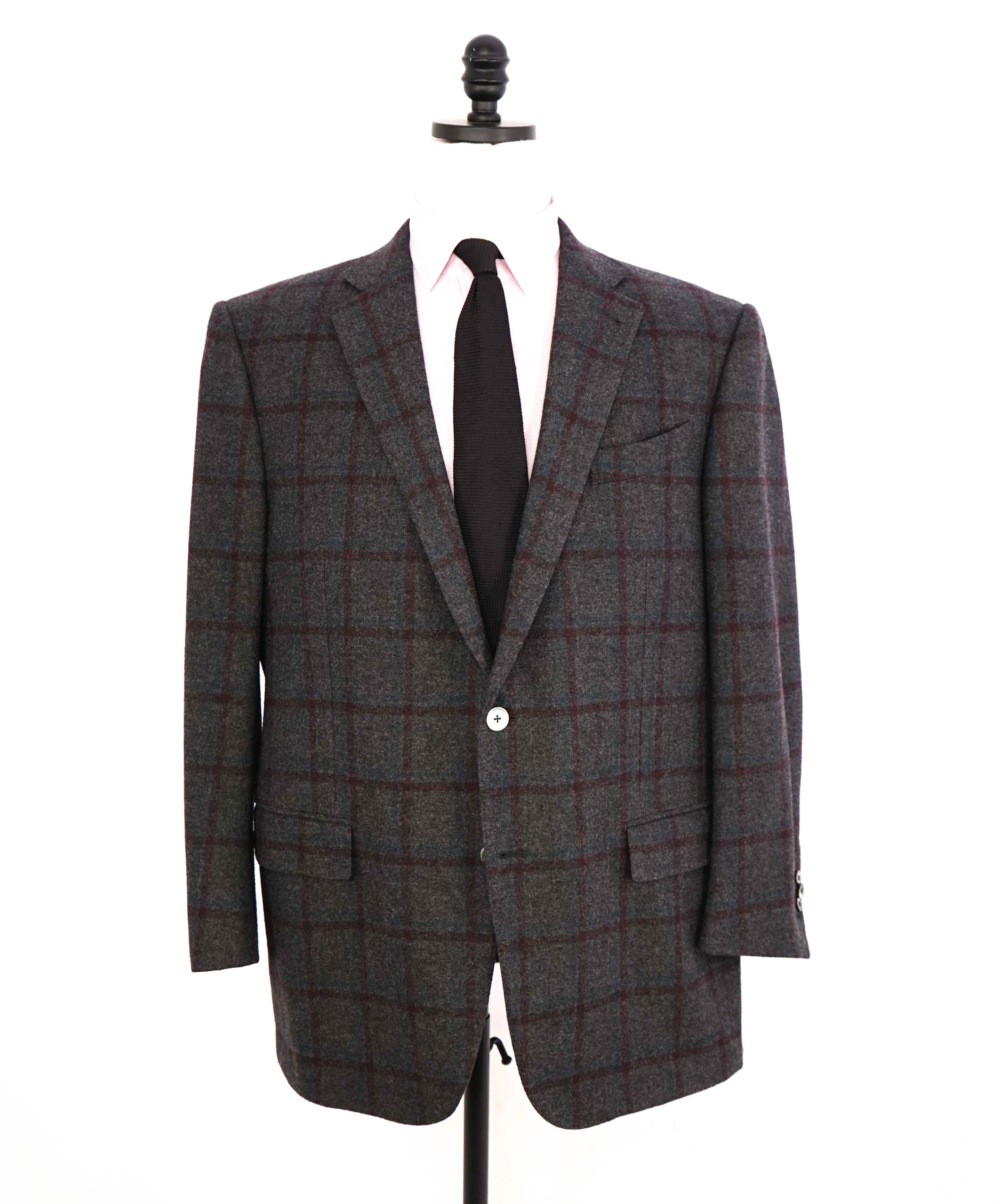 $3,695 ERMENEGILDO ZEGNA - *TROFEO CASHMERE* Su Misura Wool/Silk Blazer - 44R