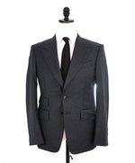 $4,070 TOM FORD - ICONIC Peak Lapel Gray Blazer Jacket - 36S (46EU)