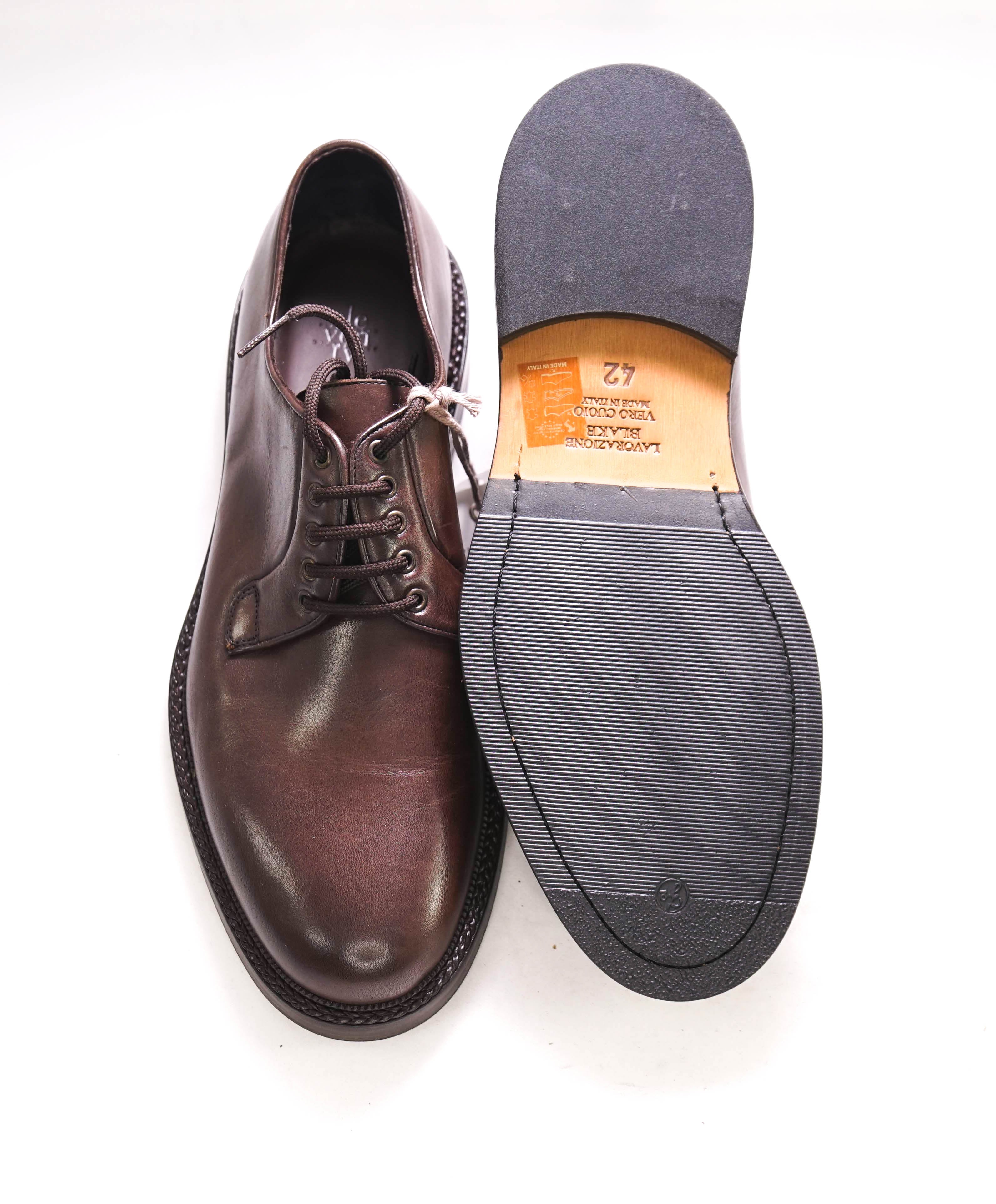 $595 ELEVENTY - Brown Derby Brunello Dress Shoes - 9 US (42EU)