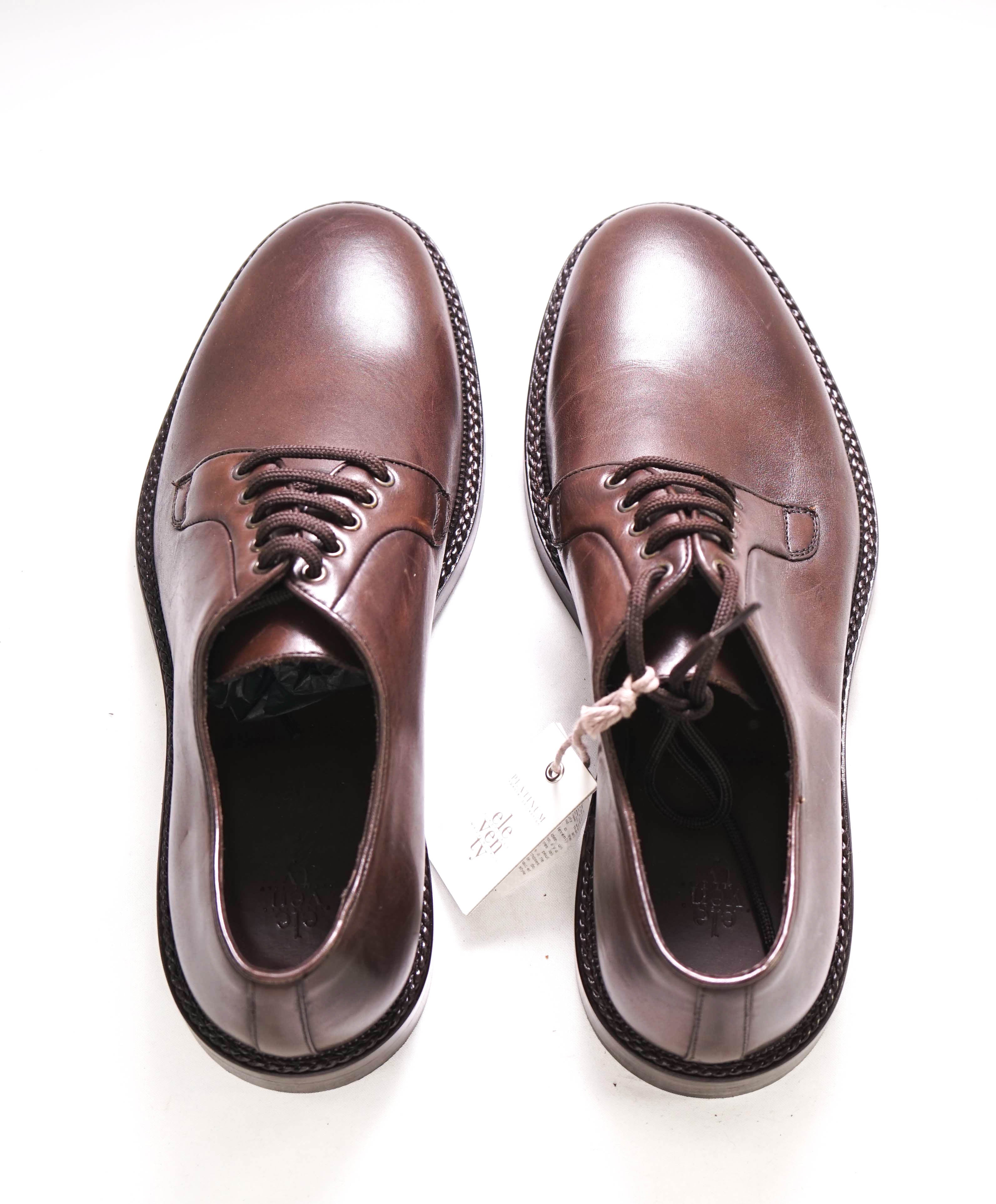 $595 ELEVENTY - Brown Derby Brunello Dress Shoes - 9 US (42EU)