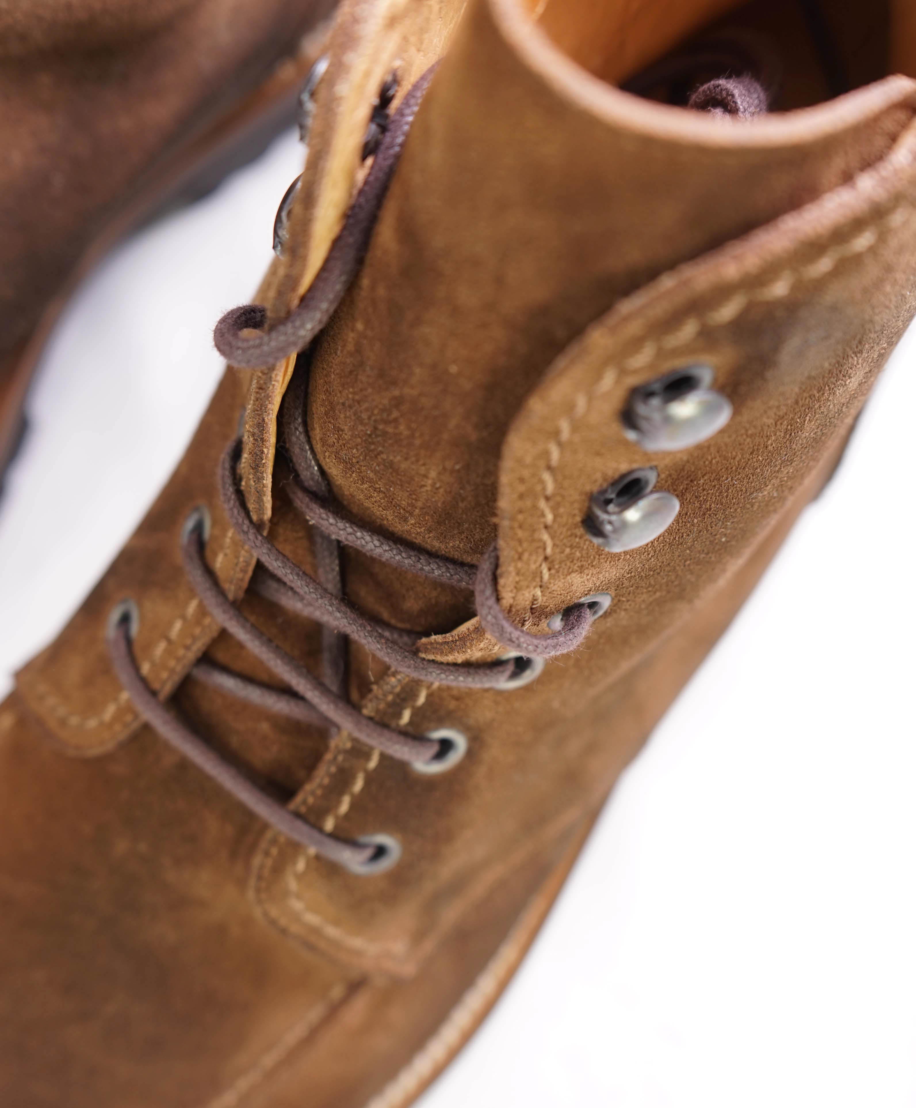 $695 ELEVENTY - Brown Distressed Suede Boots - 11 US (44EU)