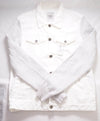 $795 ELEVENTY - *DENIM* White Cotton/Linen Metal Button Jacket - (M)