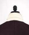 $3,995 ERMENEGILDO ZEGNA -Burgundy 89% Cashmere "RESORT JACKET" Blazer- 46R