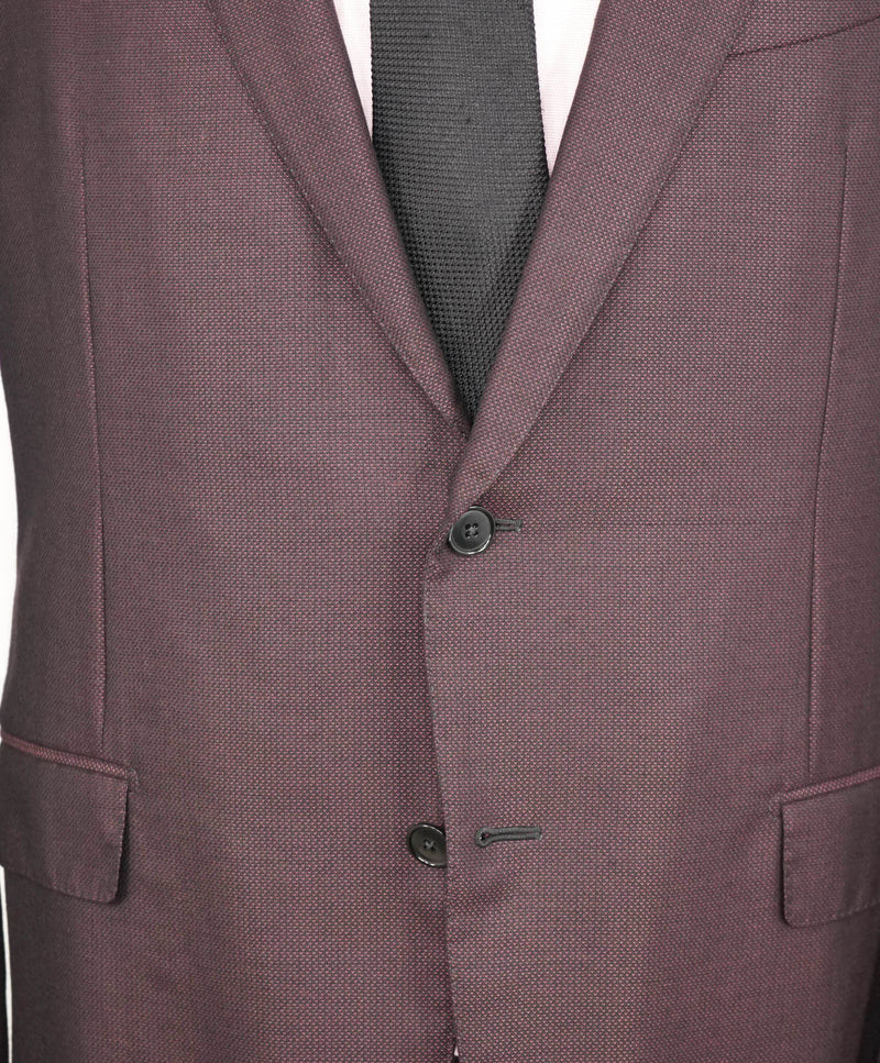 $3,995 ERMENEGILDO ZEGNA -Burgundy 89% Cashmere "RESORT JACKET" Blazer- 46R