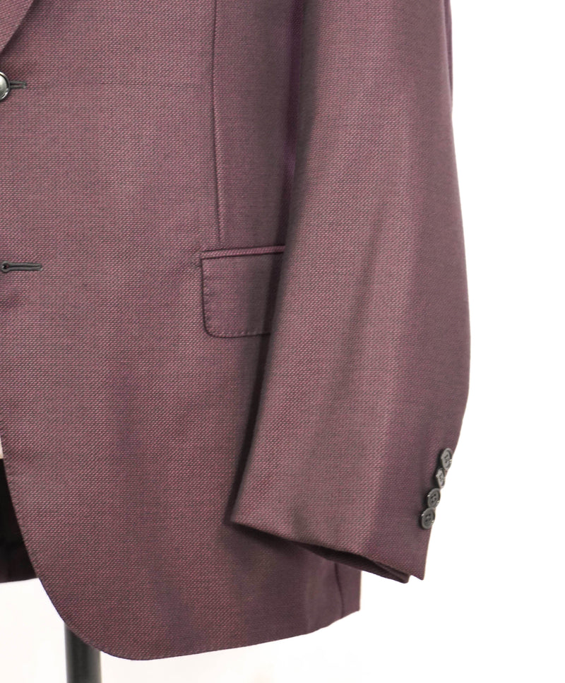 $3,995 ERMENEGILDO ZEGNA -Burgundy 89% Cashmere "RESORT JACKET" Blazer- 46R