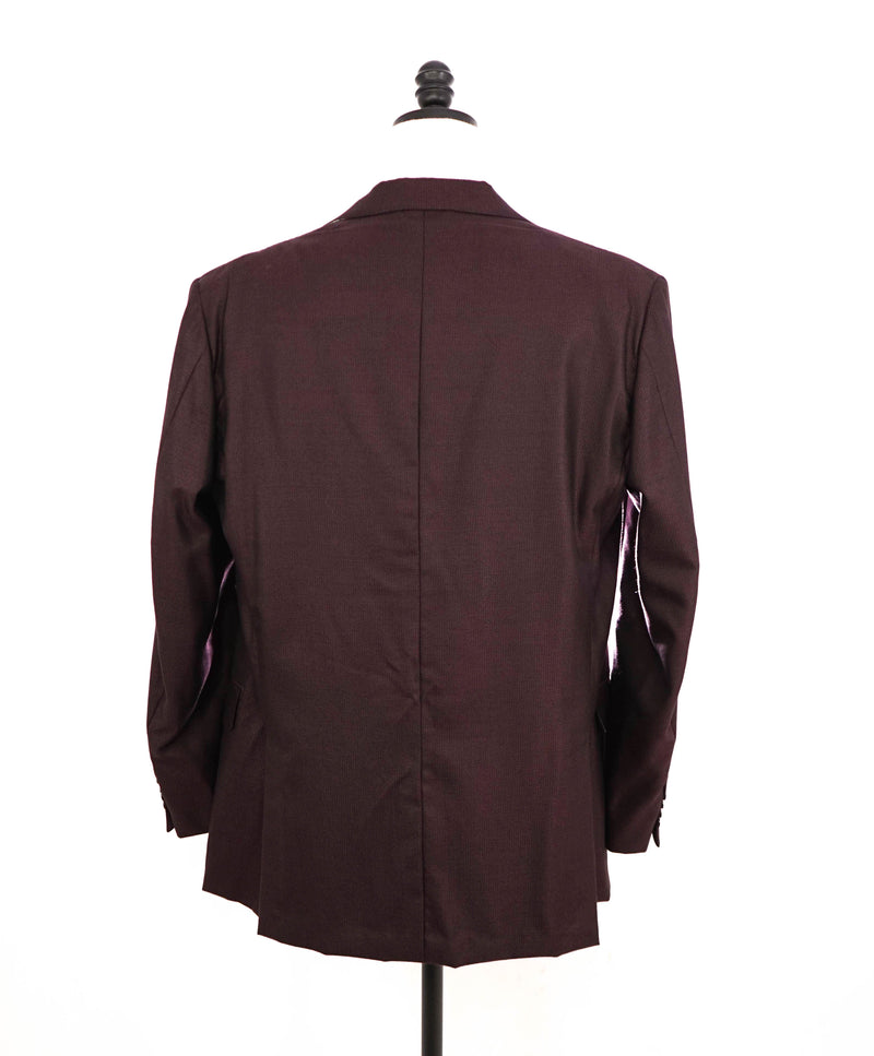 $3,995 ERMENEGILDO ZEGNA -Burgundy 89% Cashmere "RESORT JACKET" Blazer- 46R