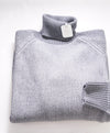 $695 ELEVENTY - Green Ribbed *PLATINUM* Wool Turtleneck Sweater - M