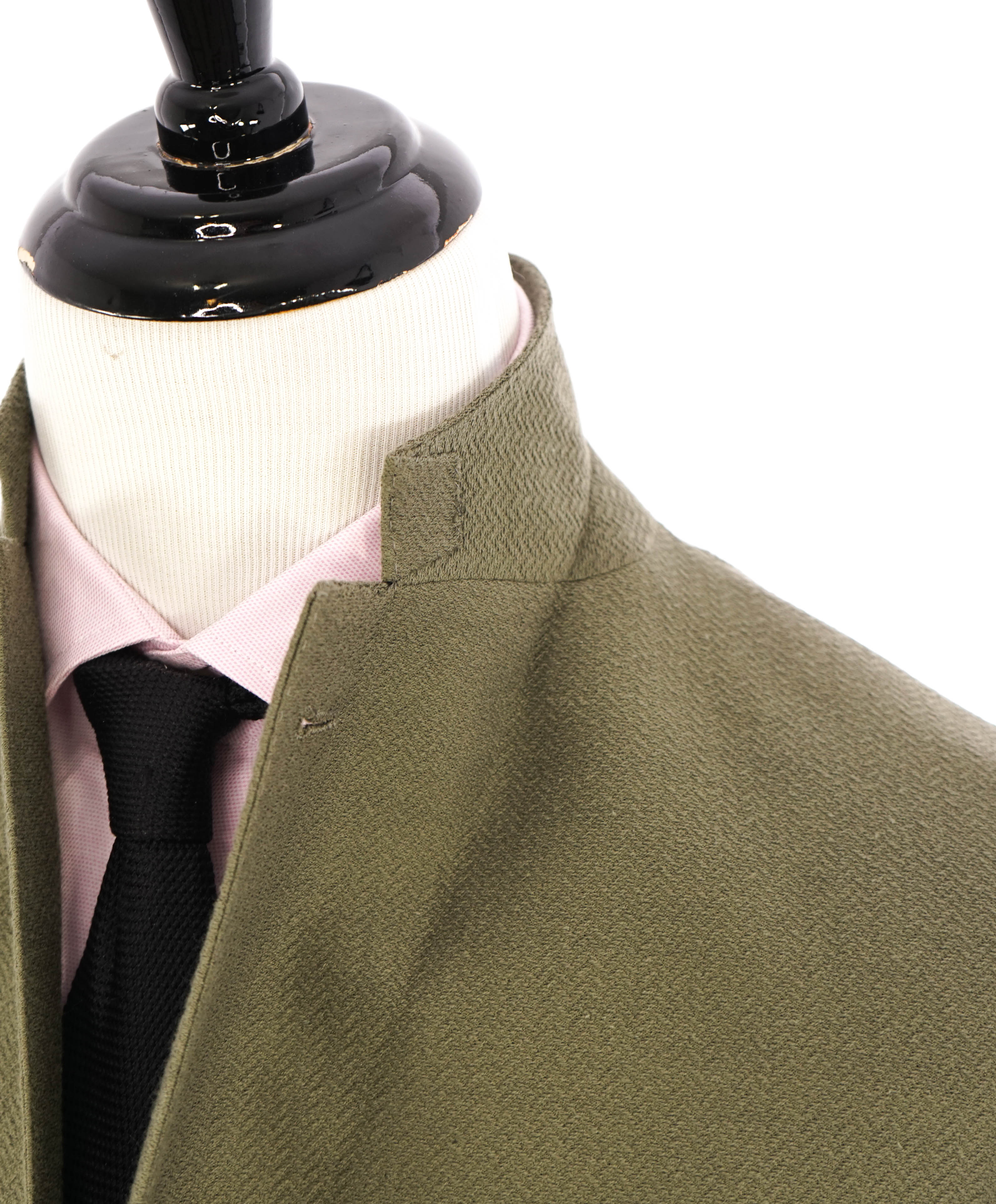 ELEVENTY - Sage Green Herringbone Semi-Lined Soft Jacket Blazer - 44 (54 EU)