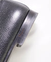 $950 SALVATORE FERRAGAMO - Pebbled Leather LOGO Engraved Heel Loafer - 11 EE US