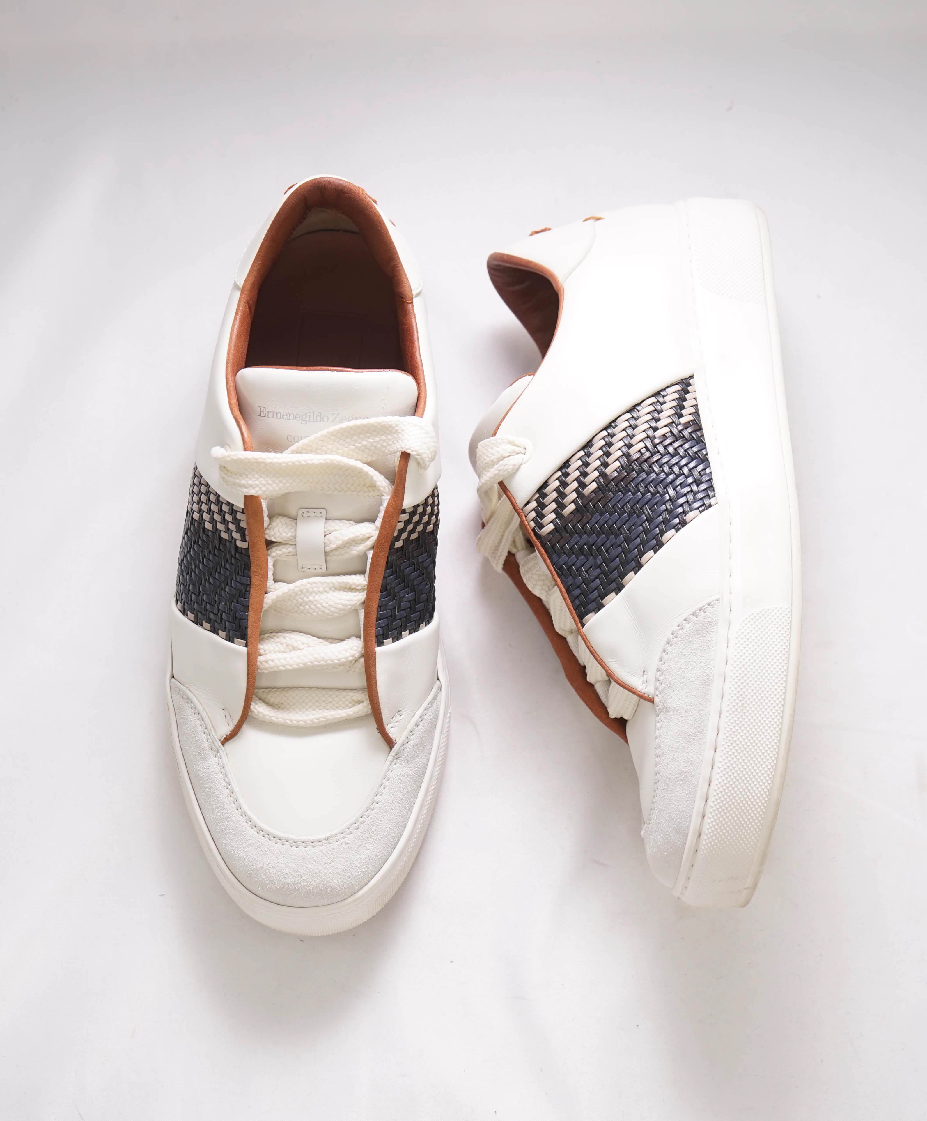 $1,195 ERMENEGILDO ZEGNA - COUTURE "WOVEN TIZIANO" Sneakers - 8US (41EU)