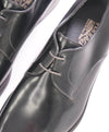 $850 SALVATORE FERRAGAMO -  Modern Round Toe Oxfords Black Leather - 8.5 E US