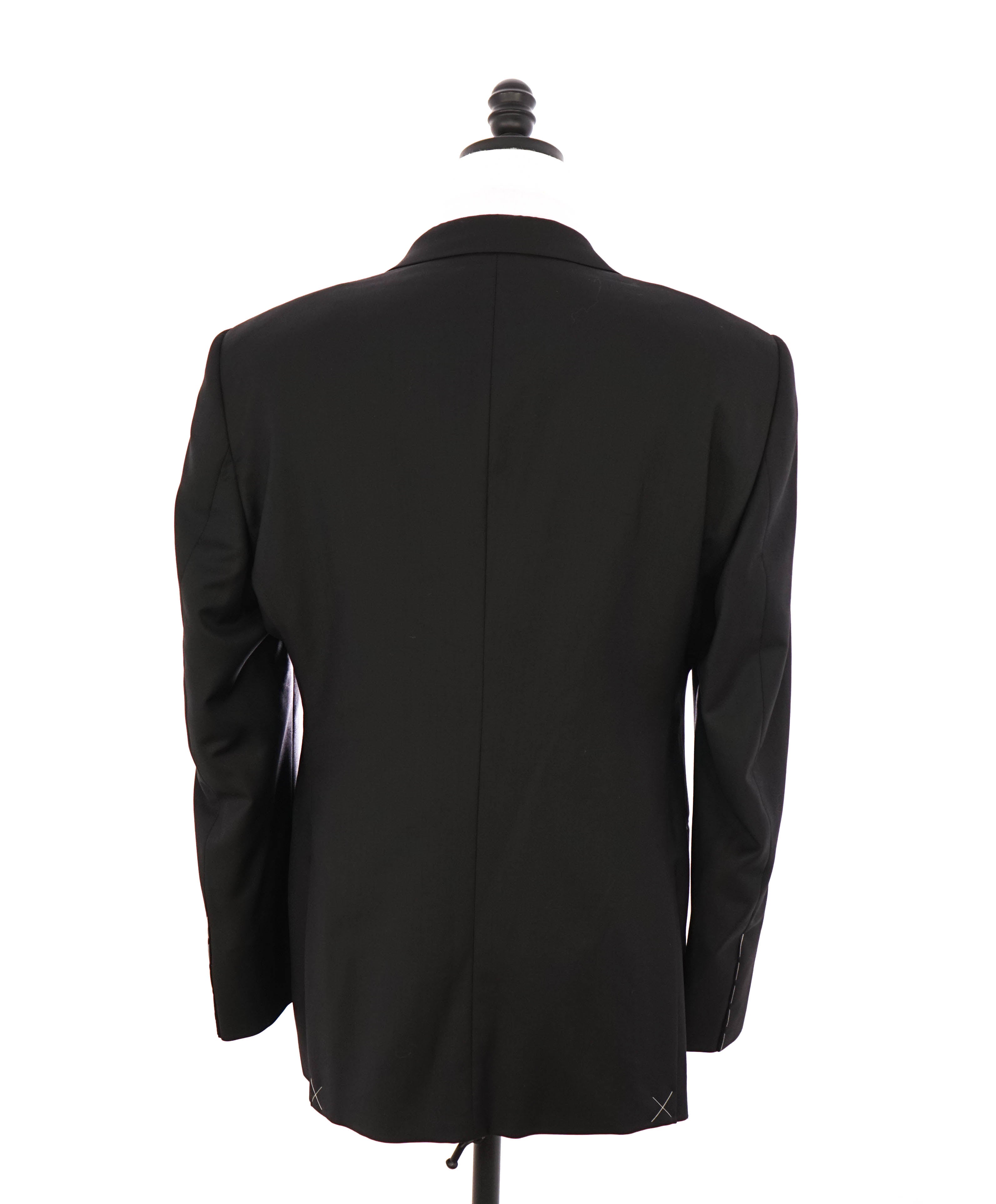 GIORGIO ARMANI - “SU MISURA” Super 150's Solid Black Blazer - 40R