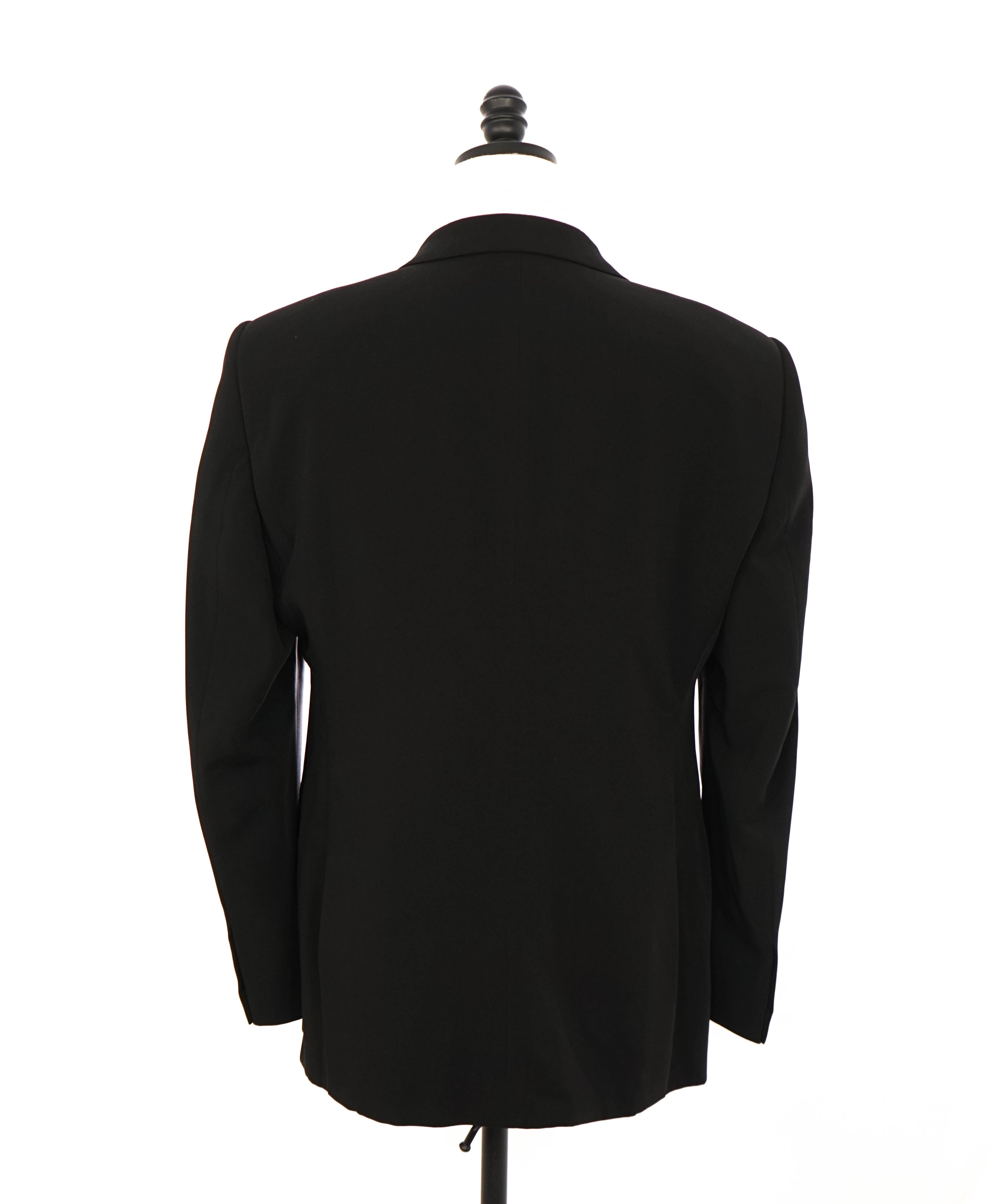 GIORGIO ARMANI - “SU MISURA” Stretch Wool Solid Black Blazer - 40R