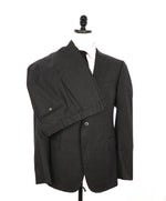 ARMANI COLLEZIONI - “M Line” Micro-Check Basket Weave Gray Suit - 42R