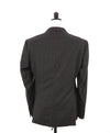 ARMANI COLLEZIONI - “M Line” Micro-Check Basket Weave Gray Suit - 42R