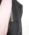 ARMANI COLLEZIONI - “M Line” Micro-Check Basket Weave Gray Suit - 42R