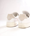 $750 SALVATORE FERRAGAMO - *BORG 5* White/Gray Gancini Sneaker - 10 M US