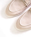 $1,170 LOUIS VUITTON - Neutral/Ivory *ESTATE* Summer Walk Logo Loafers - 10 US (9 LV)