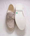 $1,170 LOUIS VUITTON - Neutral/Ivory *ESTATE* Summer Walk Logo Loafers - 10 US (9 LV)