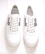 $900 RALPH LAUREN PURPLE LABEL -  White Leather Low Sneakers - 8.5 US  (Men)