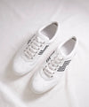 $900 RALPH LAUREN PURPLE LABEL -  White Leather Low Sneakers - 8.5 US  (Men)