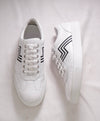 $900 RALPH LAUREN PURPLE LABEL -  White Leather Low Sneakers - 8.5 US  (Men)