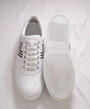 $900 RALPH LAUREN PURPLE LABEL -  White Leather Low Sneakers - 8.5 US  (Men)