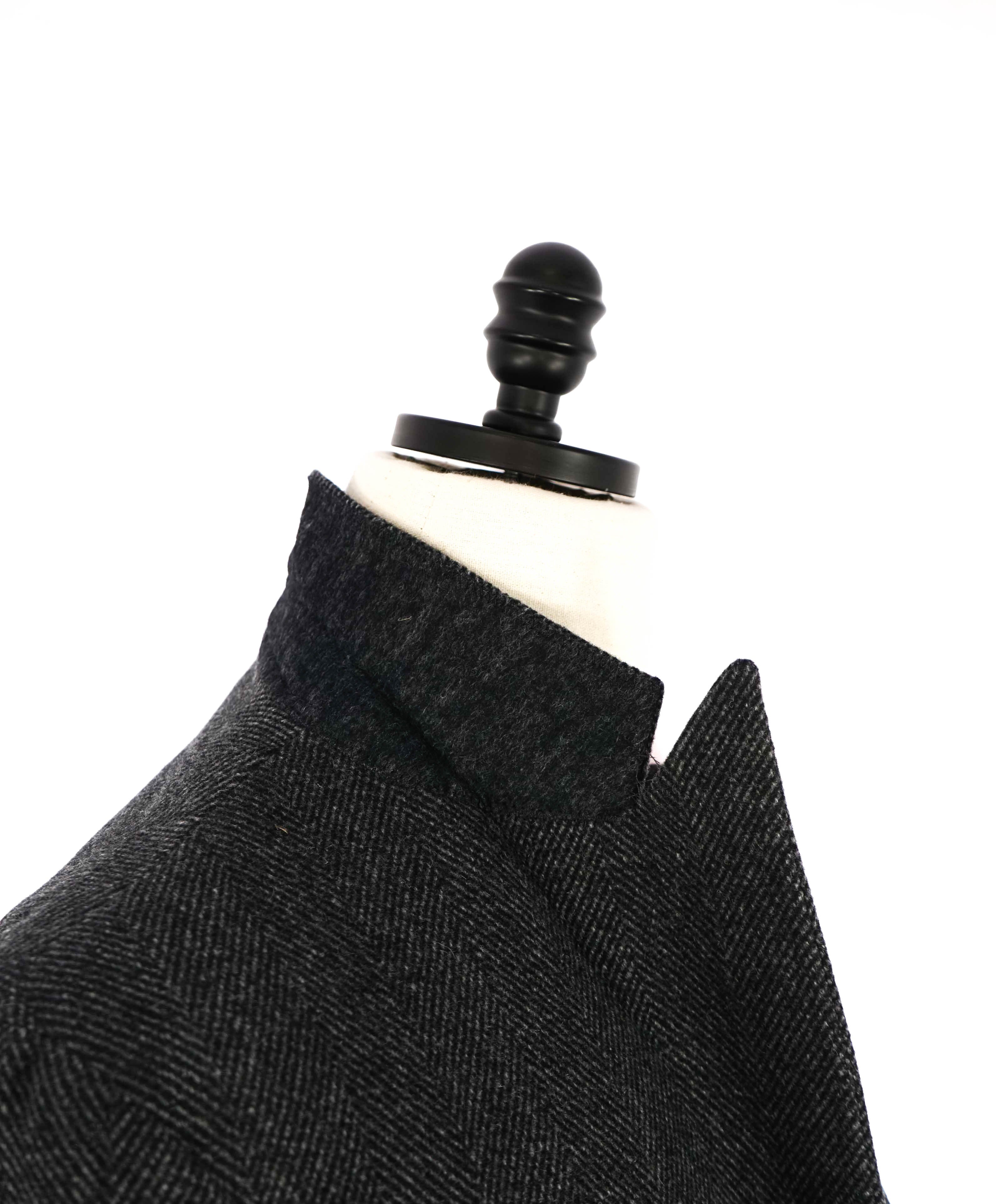 $1,795 ERMENEGILDO ZEGNA - By SAKS FIFTH AVENUE "TWEED" Alpaca/Cashmere Coat - S