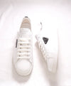 $900 PRADA -  White Leather Low Sneakers With Logo Detail - 11 US (10 IT) (Men)