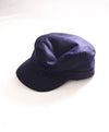 $395 ELEVENTY - Wool/ CASHMERE Blue Flannel Baseball Cap Hat - N/A