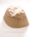 $395 ELEVENTY - Cotton Neutral Tan Cotton LOGO Front Bucket Hat Cap - N/A