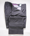 $460 INCOTEX - "SUPER 150's" Gray Flat Front Wool Dress Pants  -  38W