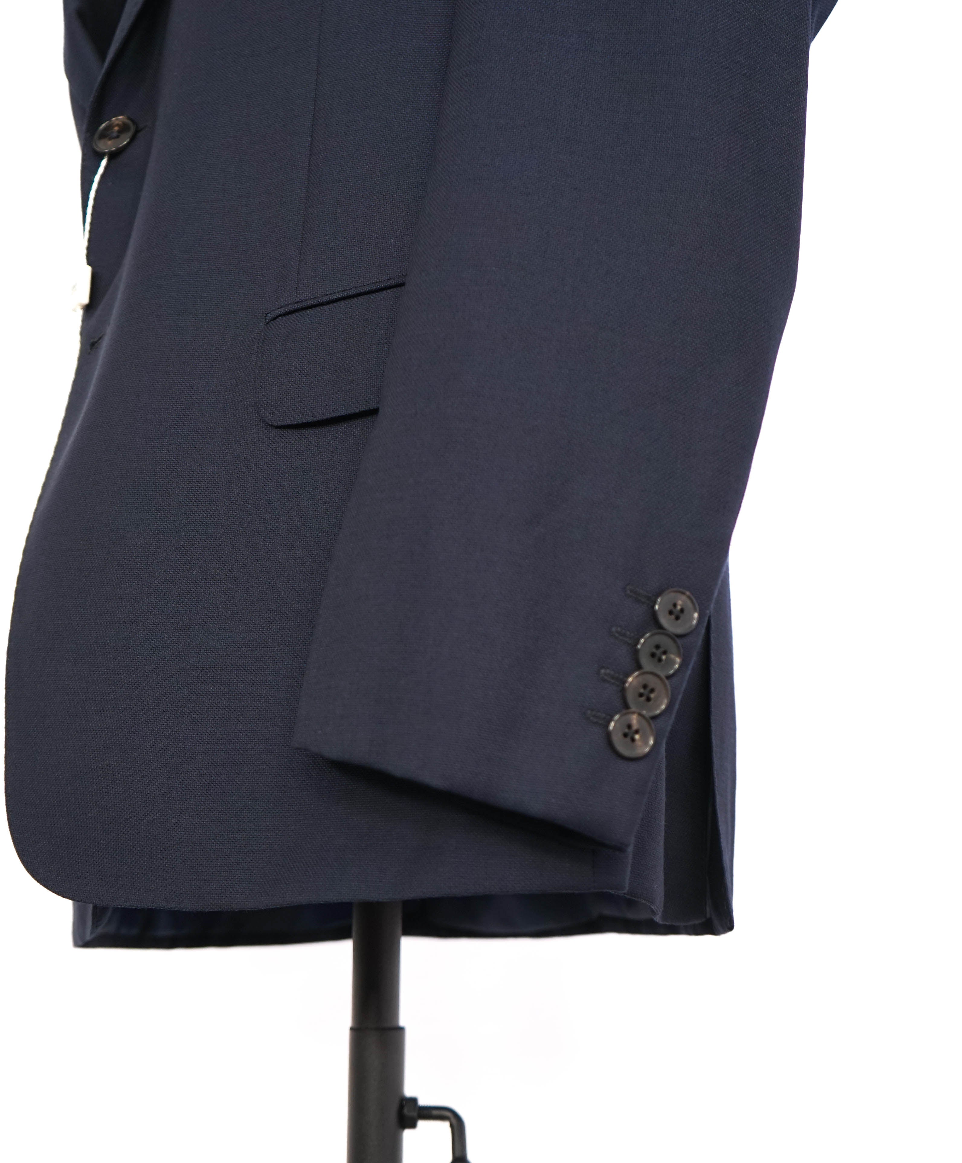 $1,495 ARMANI COLLEZIONI - "G Line"Navy Blue Textured Royal Weave Blazer- 40S