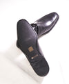 MAGNANNI - Black Loafers With Single Monk Strap Detail Rubber Sole - 9