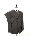 $2,000 ARMANI COLLEZIONI -  Gray Check Plaid Notch Lapel Suit - 44R