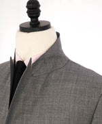 $5,970 TOM FORD - 2-Piece "FIT Y" Gray Peak Lapel Solid Side Tab Suit - 46R (56EU)