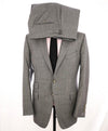 $5,970 TOM FORD - 2-Piece "FIT Y" Gray Peak Lapel Solid Side Tab Suit - 46R (56EU)