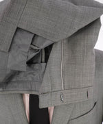 $5,970 TOM FORD - 2-Piece "FIT Y" Gray Peak Lapel Solid Side Tab Suit - 46R (56EU)