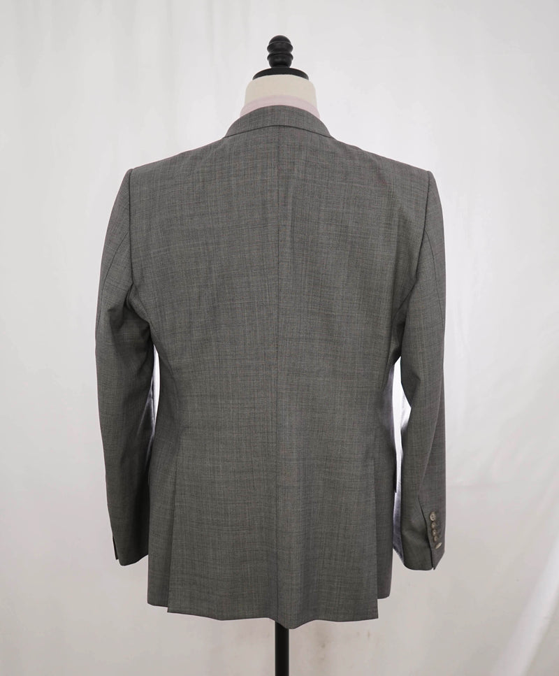 $5,970 TOM FORD - 2-Piece "FIT Y" Gray Peak Lapel Solid Side Tab Suit - 46R (56EU)