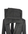 $3,495 RALPH LAUREN PURPLE LABEL - Gray Flannel Tonal Chalk Stripe Suit - 42R