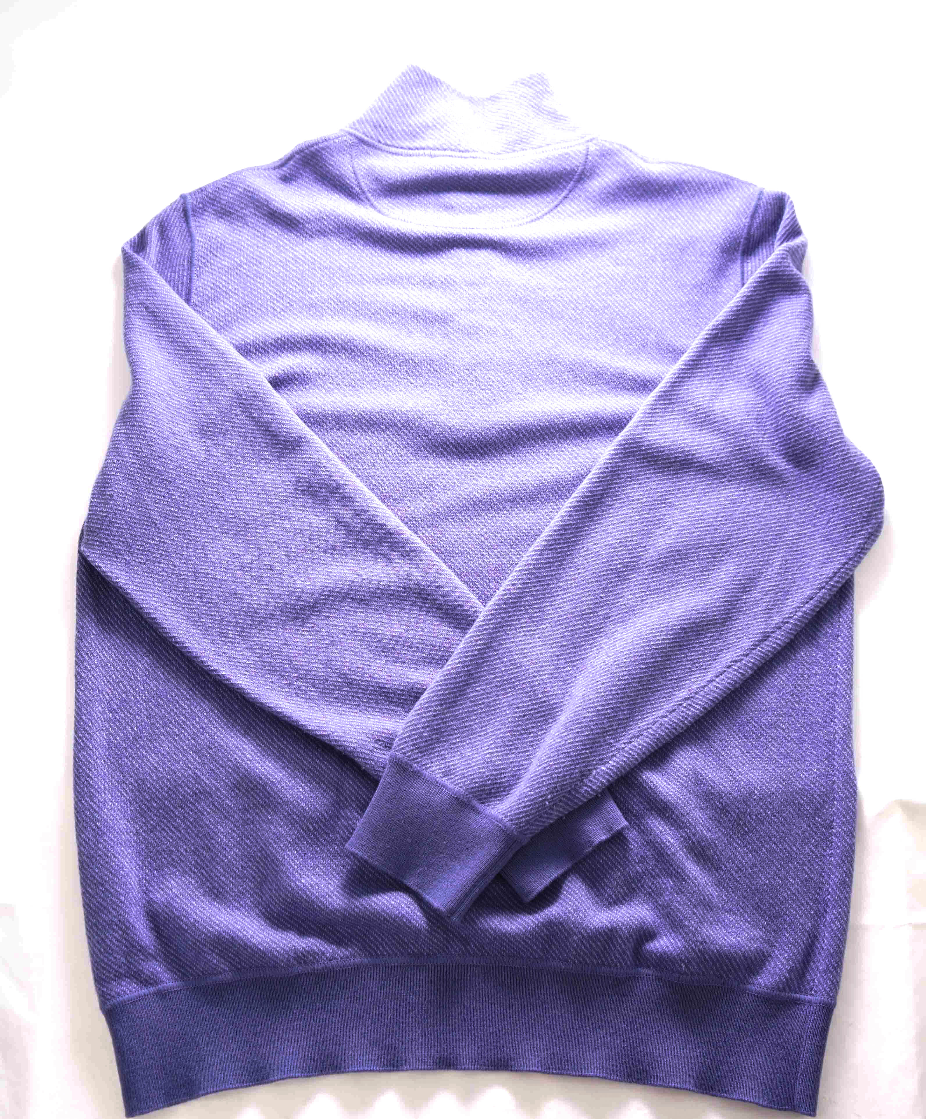 $1,195 LORO PIANA - *ROADSTER PULL* Lavender PURE CASHMERE Sweater- 54 (XL)