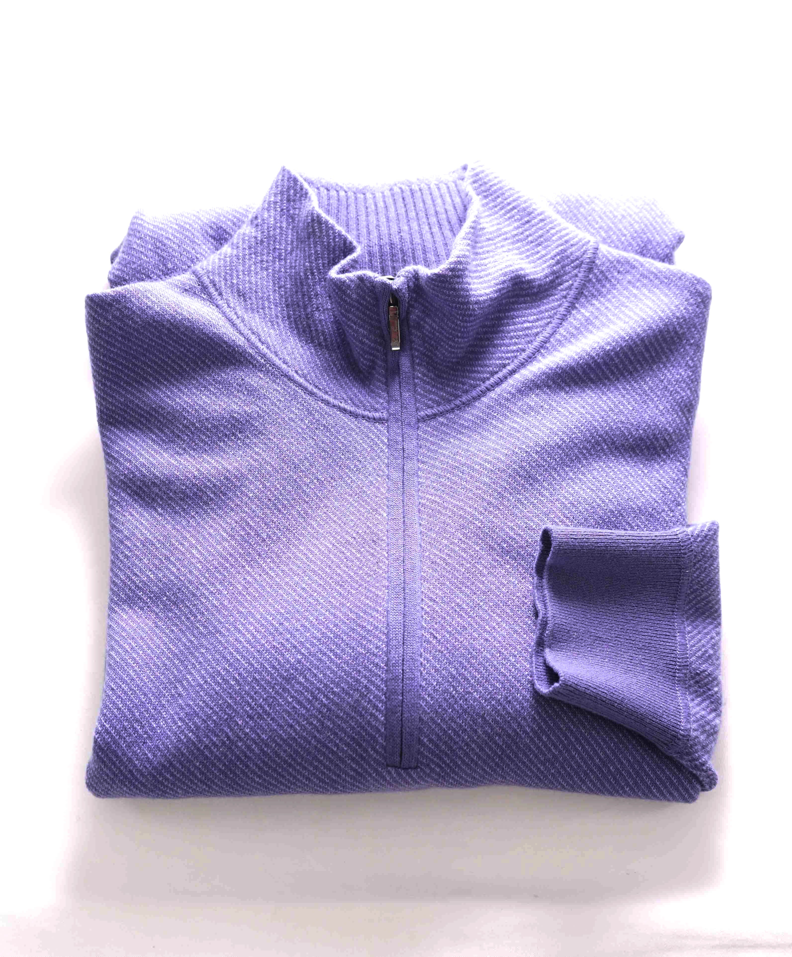 $1,195 LORO PIANA - *ROADSTER PULL* Lavender PURE CASHMERE Sweater- 54 (XL)