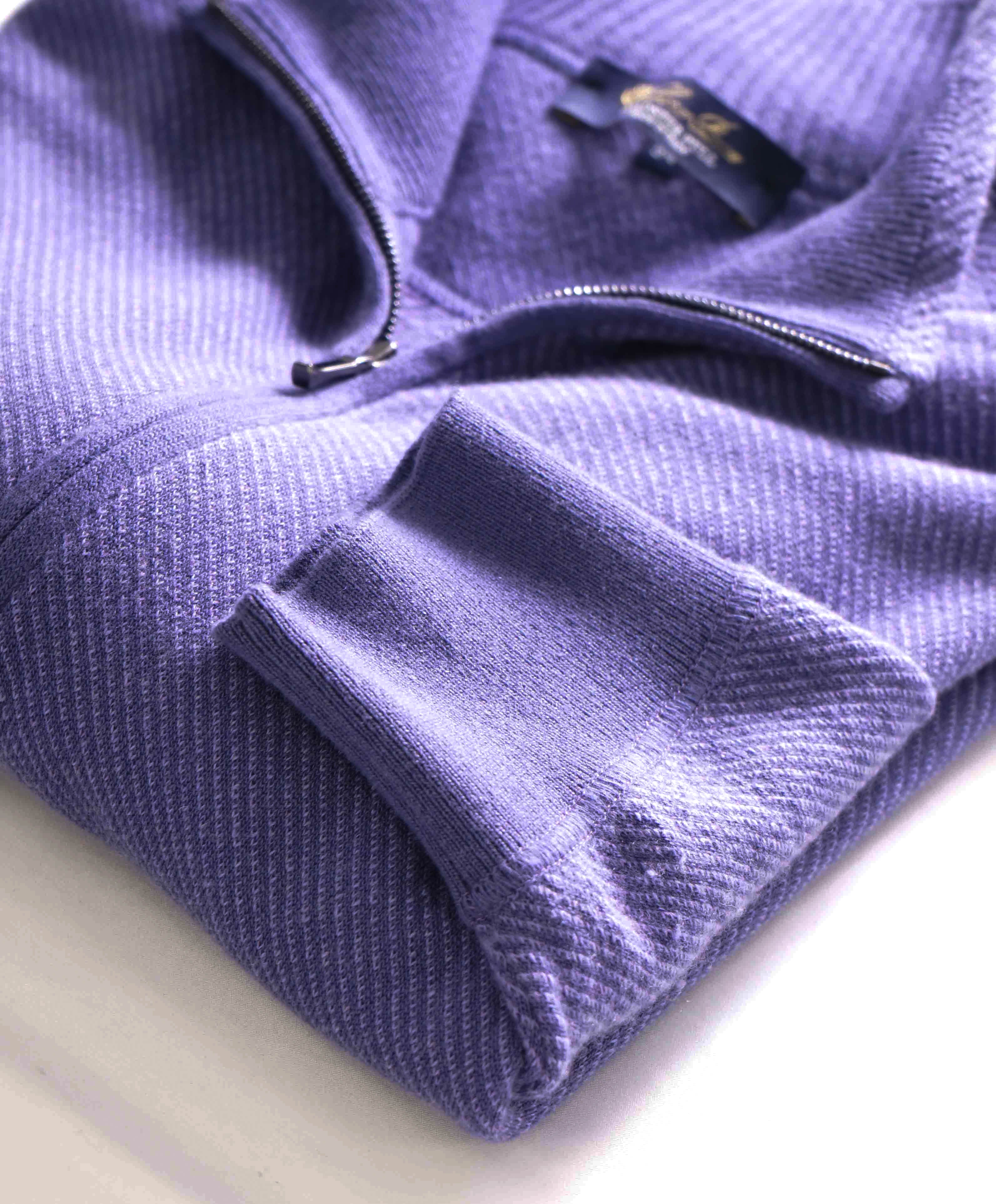 $1,195 LORO PIANA - *ROADSTER PULL* Lavender PURE CASHMERE Sweater- 54 (XL)