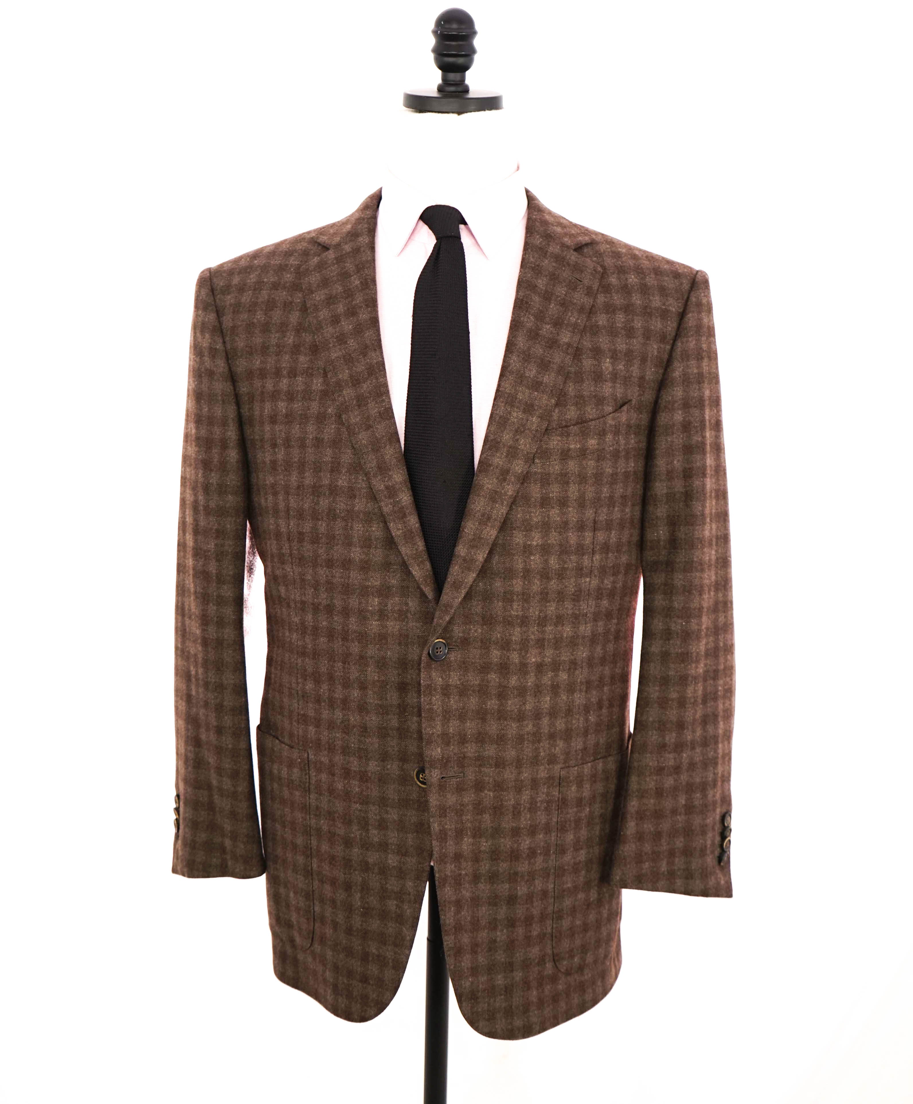 $3,695 ERMENEGILDO ZEGNA - *TROFEO* Su Misura Wool/CASHMERE Blazer - 44R