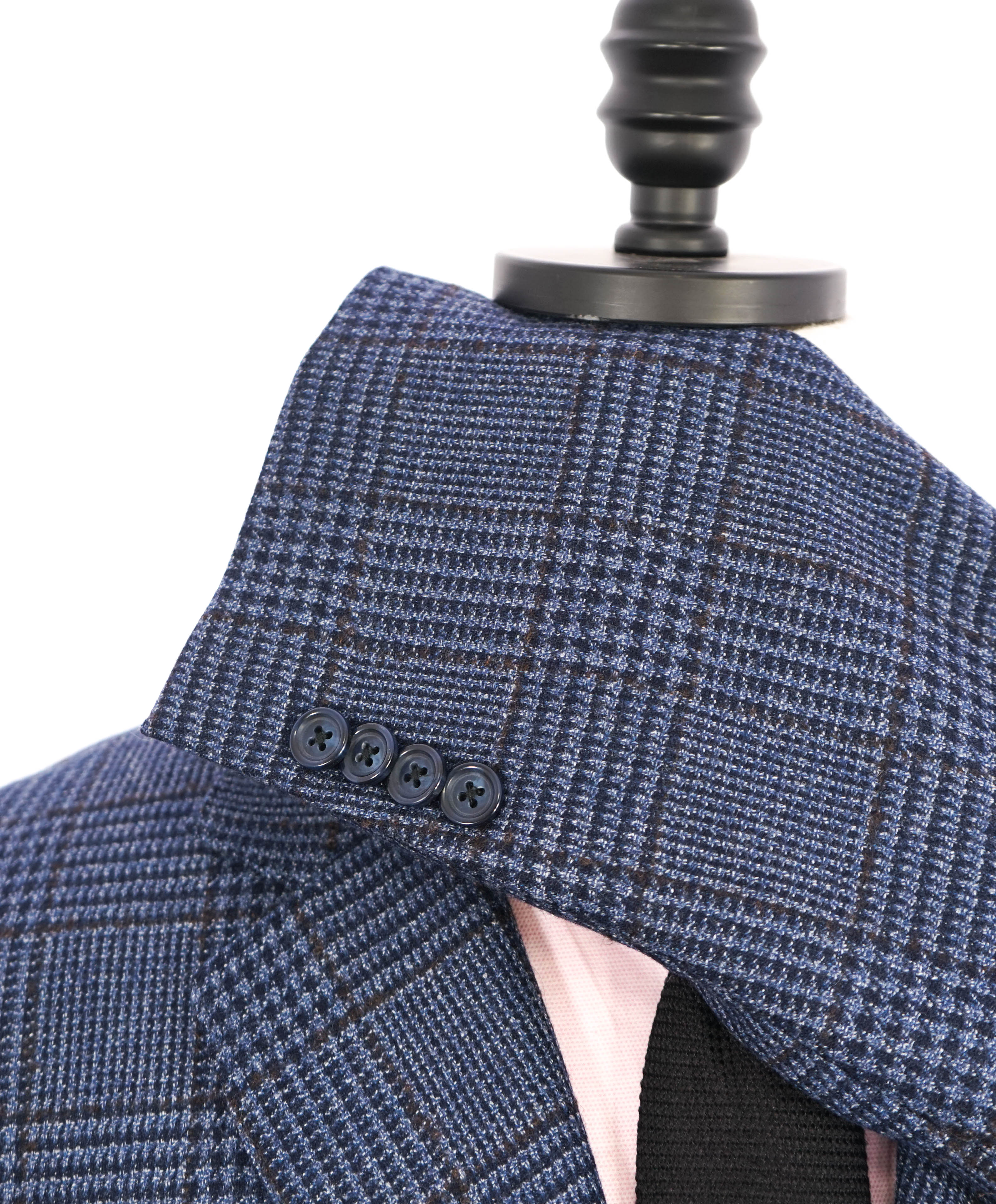 $1,295 LORO PIANA - MOVIMENTO “ZELANDER” Bold Blue Check Blazer- 46R