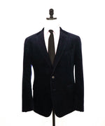 $2,395 RALPH LAUREN PURPLE LABEL - Navy Blue Corduroy Blazer - 44R