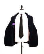 $2,395 RALPH LAUREN PURPLE LABEL - Navy Blue Corduroy Blazer - 44R