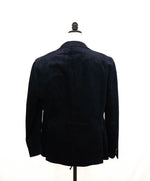 $2,395 RALPH LAUREN PURPLE LABEL - Navy Blue Corduroy Blazer - 44R