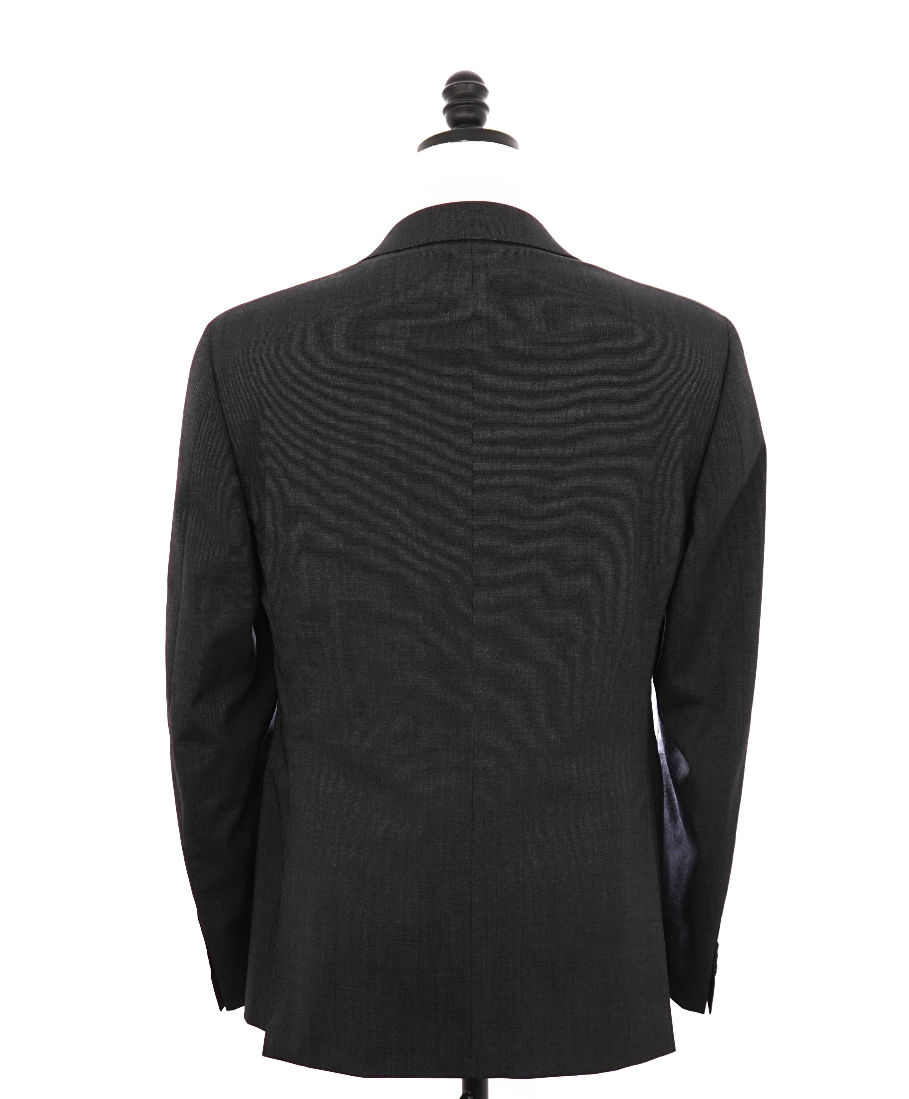 $2,000 CANALI - Charcoal SLIM *TRAVEL* Notch Lapel Suit - 40R